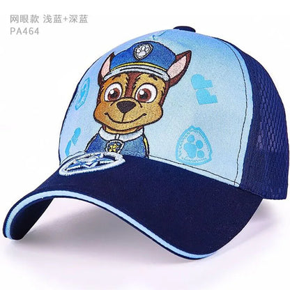 Genuine Paw Patrol Baseball Cap Cartoon Character Outdoor Sports Hat Cute Comfortable Sunscreen Mesh Caps Children's Party Gift