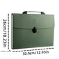 A4 File Folder 13 Layers Fashion Storage Bag Desktop Organizer for School Office Supplies Test Paper Stationery