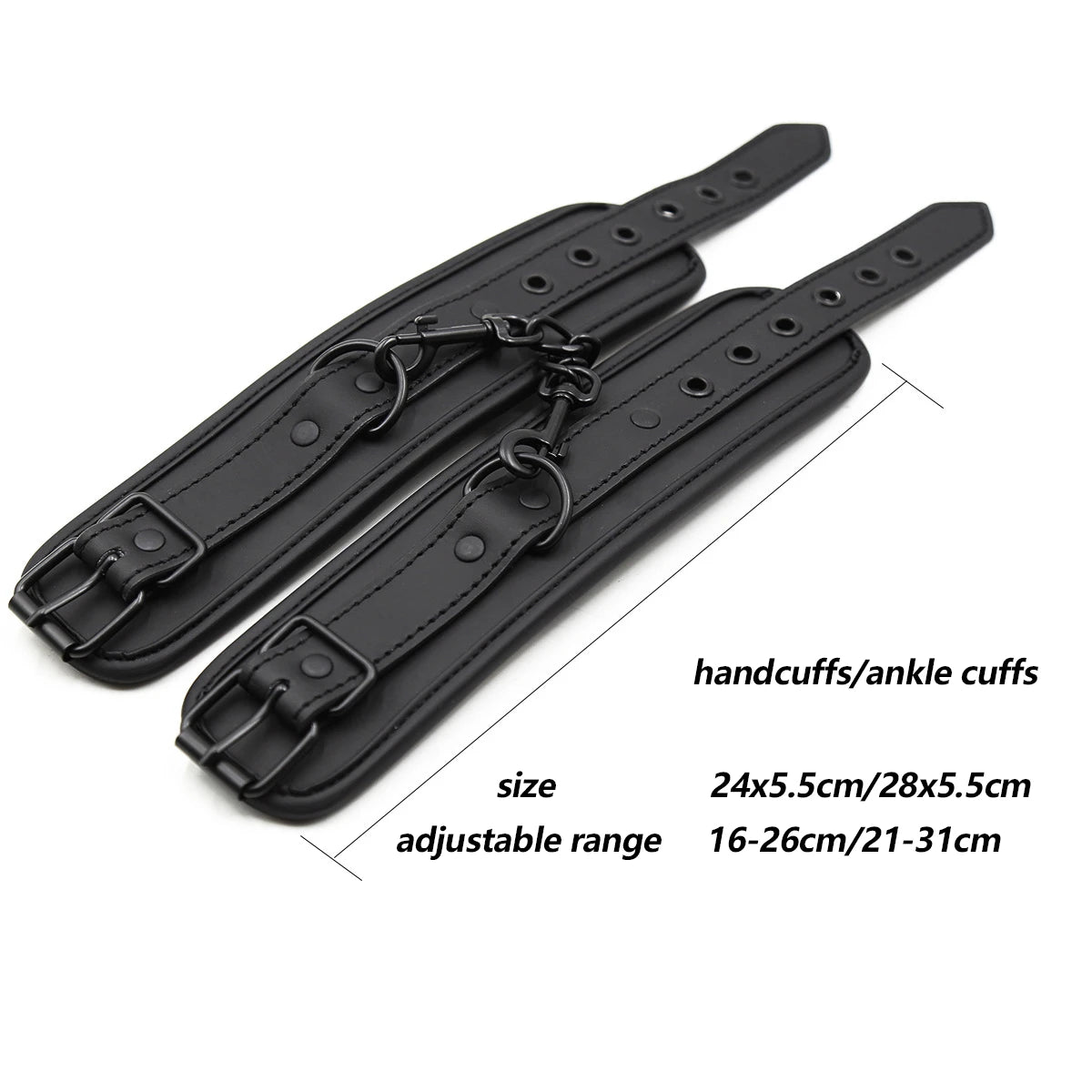 Thierry Adjustable Soft  Wrist Ankle Cuffs Handcuffs Bondage Restraints Adult Games BDSM Sex Toys Exotic Accessories
