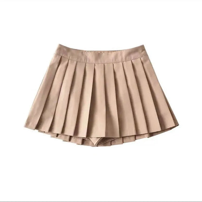 MEXZT Sexy Pleated Skirts Women Korean High Waist Mini Skirts JK Preppy Summer Fashion White Black Gyaru Tennis Extreme Skirt
