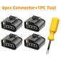4pcs For Audi VW #4B0973724# Car Ignition Coil Plug Connector Repair Kits Auto Harness Plug Terminal Removal Tool Accessories