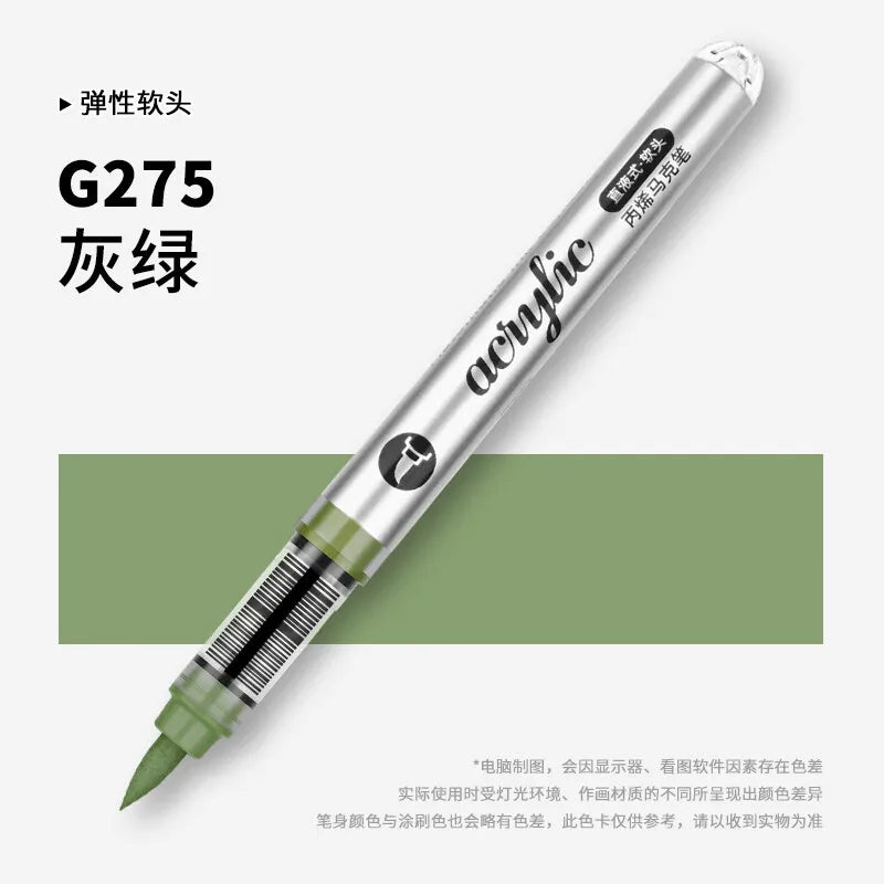 1 PC 120 Colors Acrylic Paint Marker Pens Professional Drawing Pens for Graffiti Manga School Aesthetic Stationery Art Supplies