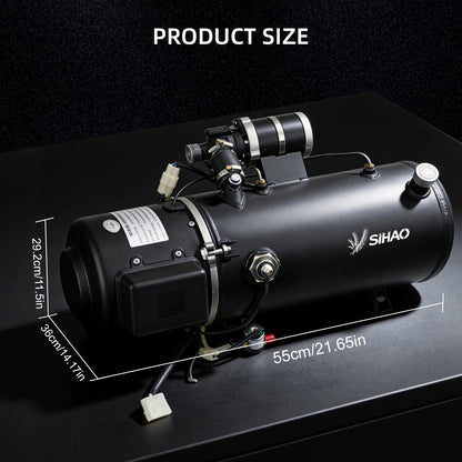 SIHAO 5KW/16.3KW Liquid Fuel Parking Heater Vehicle Auxiliary Heater for Engine Startup Cabin Heating and Windshield Anti-Frost Applications