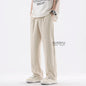 Spring Summer Smooth Casual Pants Men Business Elastic Waist Black Grey Khaki Suit Trousers Male Work Office Plus Size S-5XL