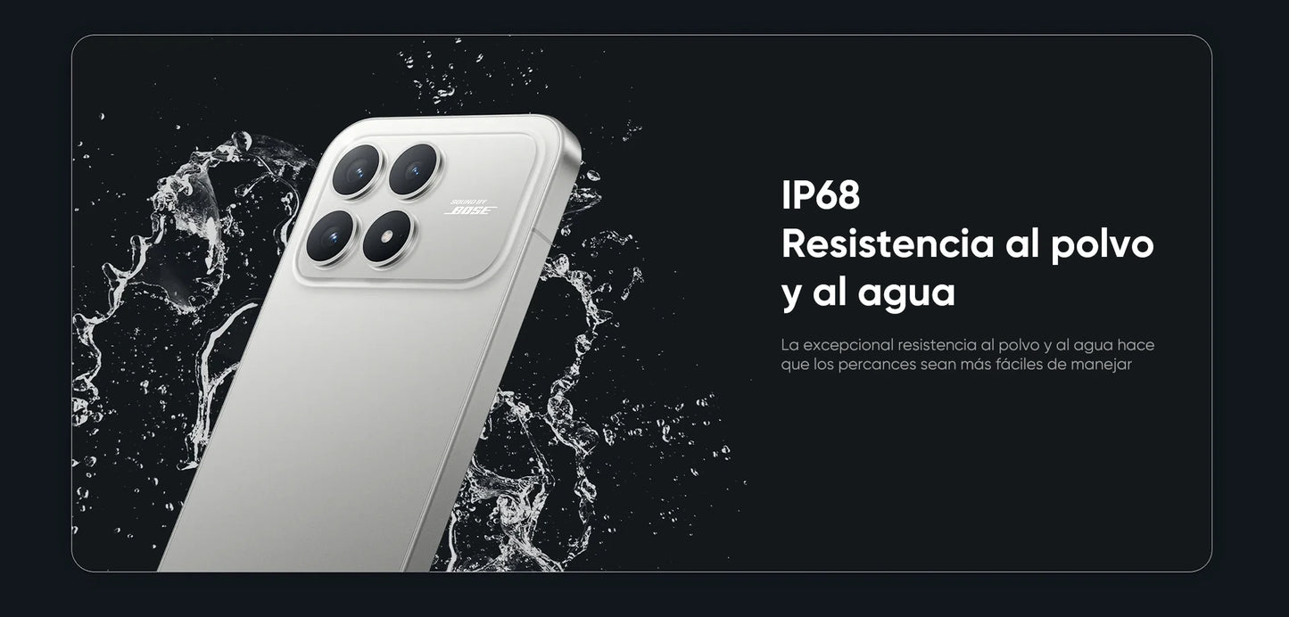 Global Version POCO F8 Pro 5G Smartphone Snapdragon® 8 Elite 6.59" Eye-care AMOLED display 6210mAh 100W HyperCharge IP68 NFC