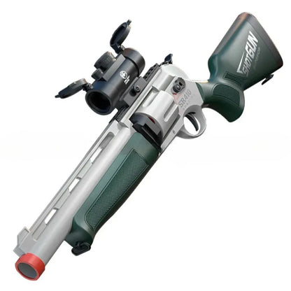 Revolver Toy Guns Shell Throwing Soft Bullet Launcher Outdoor CS Shotgun Shooting Game Model Toy for Children Kids Christmas