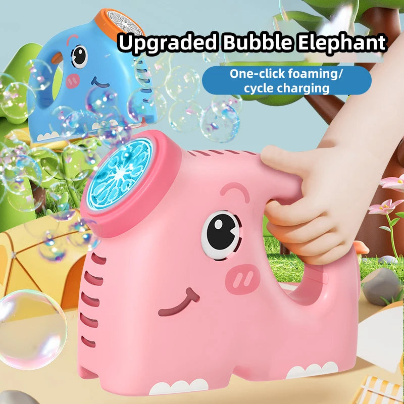 Elephant Electric Bubble Machine, Creating an Atmosphere for a Proposal, Stage Performance, with Lighting, Automatic Bubble Prod