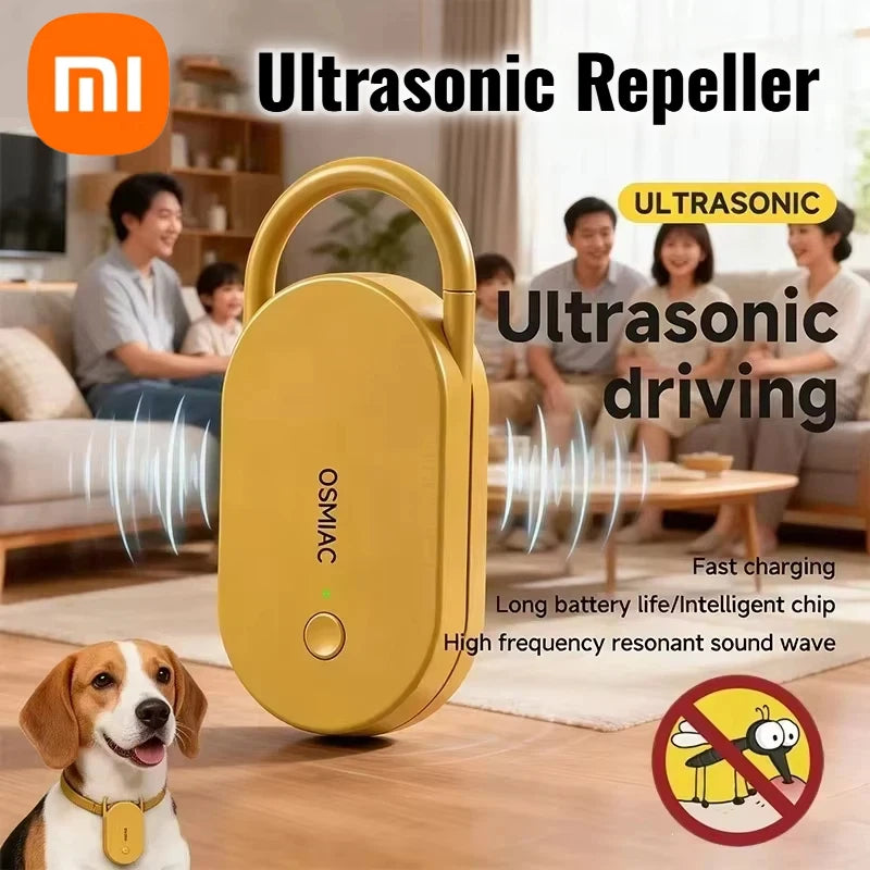 Car Ultrasonic Repeller Rechargeable Mosquito Mouse Rat Deterrent Anti Pest Control Lock Head For Home Vehicle Camping Hot New