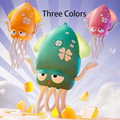 Dancing Squid Toy Pet Automatic Obstacle Avoidance Crawling Walking Electric Music Octopus with Light Music Toys Birthday Gifts