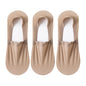3Pairs Men Boat Socks Thin Breathable Soft Casual Summer Invisible Sock High Quality Solid Color Silicone Non-slip Low Cut Sox
