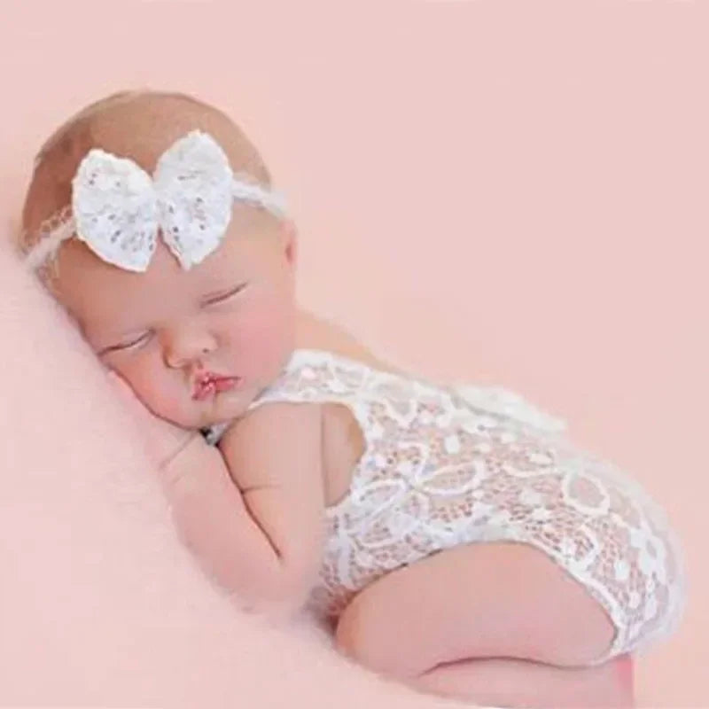 Newborn Photography Props New Born Baby Crochet Knit Costume Accessories Infant Photo Shoot Clothes Newborn Shooting