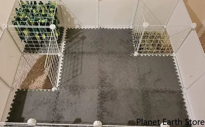 4/10Pcs Rabbit Guinea Pig Cage Liner Small Pet Items Waterproof Anti Slip Bedding Mat Highly Absorbent Pee Pad For Pet SleepMat