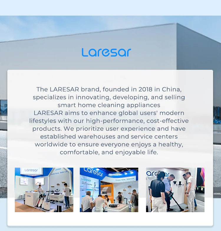 Laresar V11 650W 75000PA Ultra-Strong Cordless Vacuum Cleaner,90 Min Long Runtime,Removable Battery & Smart Display Vacuum