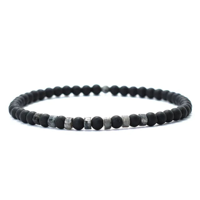 Fashion Mens Bracelet Natural Tiger Eyes Emperor Small Stone 4mm Beads Braclet Homme Accessories Bohemia Beach Jewelry Pulsera