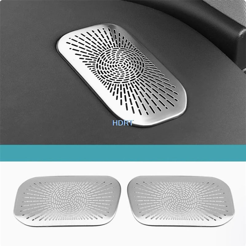 Car Styling Instrument Outlet Horn Hood Air Intake Mask Audio Trim For Leapmotor C10 2024 + Rear Trunk Speaker Cover Accessories