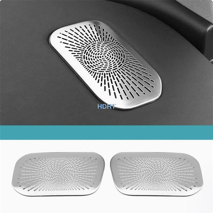 Car Styling Instrument Outlet Horn Hood Air Intake Mask Audio Trim For Leapmotor C10 2024 + Rear Trunk Speaker Cover Accessories