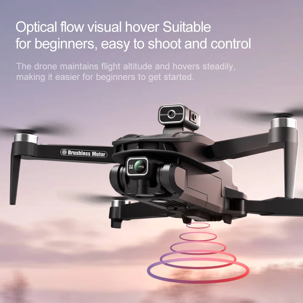 New V168 Max GPS Drone Professional HD Dual Camera Aerial 5G WIFI FPV Brushless Motor Optical Flow Hover with Large Screen Remote Control Folding Quadcopter security surveillance Drone