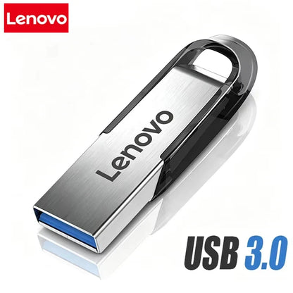 Lenovo 2TB USB 3.2 Metal Flash Drives Super High Speed Pendrive 1TB 512GB Pen Drives Portable USB Stick For Car Phone Computer