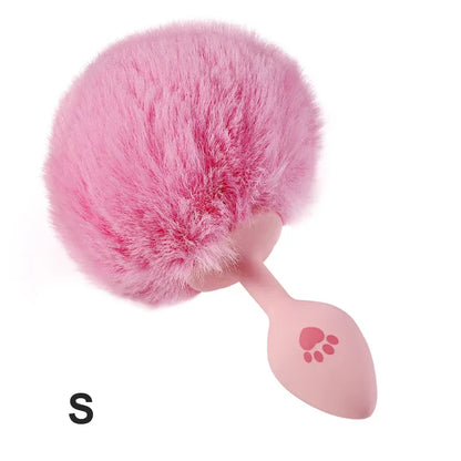 Cat Paw Anal Plug Adult Couple Games Butt Plug Erotic Product Penetration Anal Toy with Hairball Fox Tail Sex Toys for Men Women