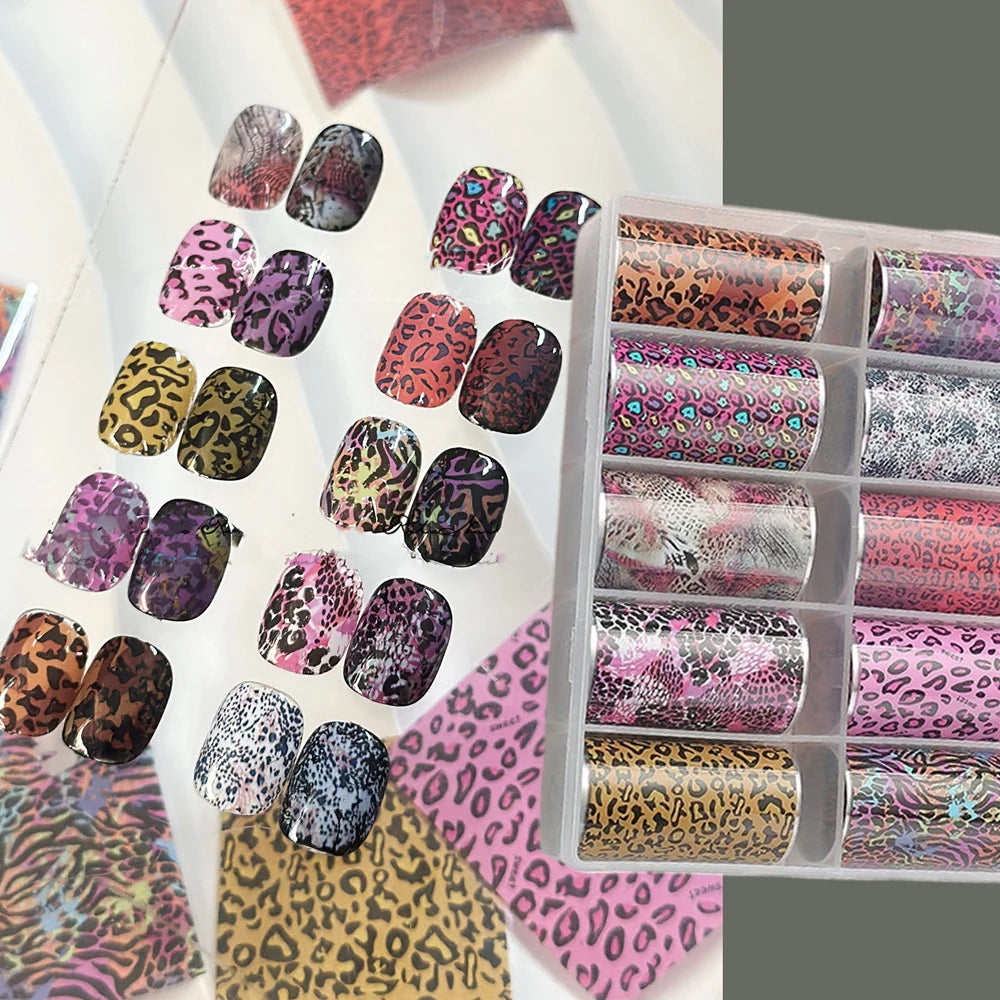 10 Rolls 4x50CM Black White Lace Transfer Nail Sticker Sexy Flower Lace Nail Art Transfer Foils Paper for DIY Manicure Decals*@#