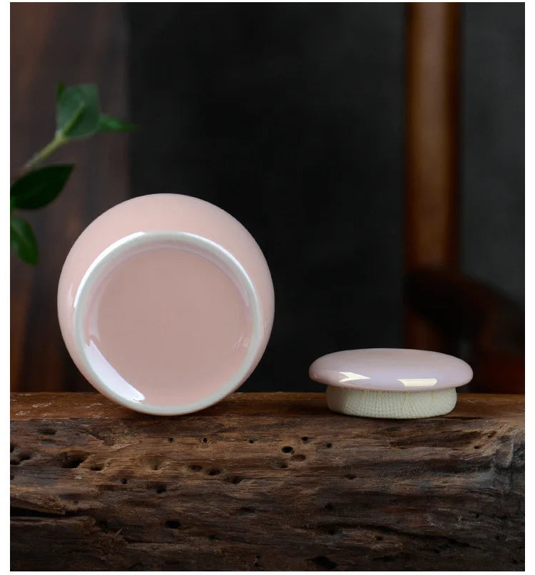 Household Mini Pet Ash Jar Moisture Proof Ceramic Claw Seal Jar Animal Funeral Urn Pet Nostalgia Ornament Portable Ash Box