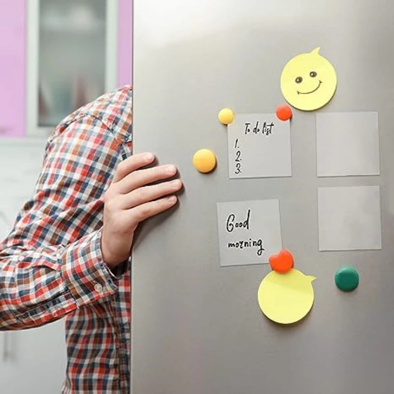Transparent Sticky Note Pad, 3 Different Size See Through Clear Sticky Notes, Waterproof Memo Pad, PET Reminder Note