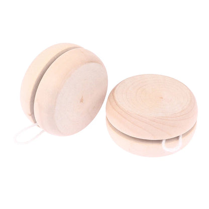 Portable Wooden Yoyo Ball Colorful Handmade Toy Creative Play & Craft Accessories for Children
