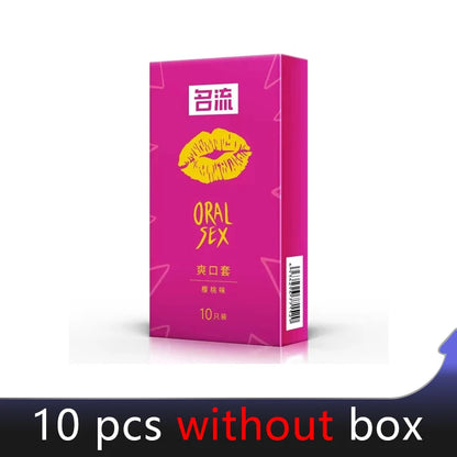 Let Her Like Blowjob Oral Sex Condoms For Men Sterile Oil Free Cherry Ultra Thin Condom Cock Penis Sleeve Sex Toys Adult Product