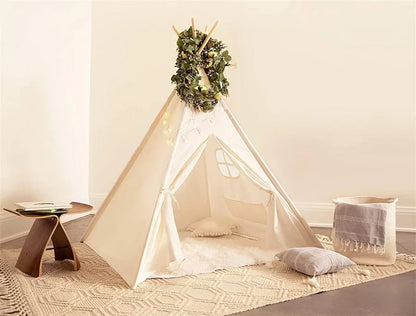 1.6M Kids Tent Play House Wigwam for Children Portable Child Tipi Tents Teepee Toddler Ball Pit Girl Castle Play Room Teepee