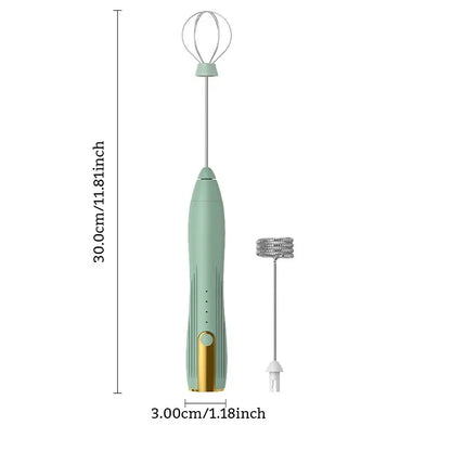 Mini Electric Milk Foamer Blender Wireless Coffee Whisk Mixer Handheld Egg Beater Cappuccino Frother Mixer Kitchen Whisk Tools