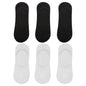 6 Pairs/Lot Men's Bamboo Breathable Invisible Socks Low Cut Casual Cotton Boat Non-Slip No Show High Quality Sock