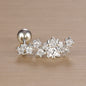 1PC 316L Stainless Steel Geometry Stud Earrings For Women Fashion Star Moon Lobe Daith Helix Cartilage Earring Piercing Jewelry
