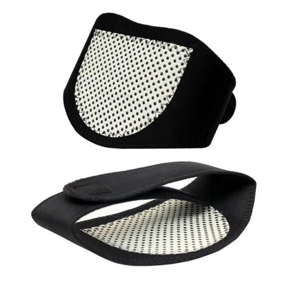 Self-heating neck brace equipped with magnetic neck massage function, providing relaxation without additional equipment