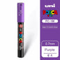 1pcs Japan UNI POSCA Markers PC-1M/3M/5M Acrylic Graffiti Pen Waterproof DIY Stackable Color Art Painting School Supplies