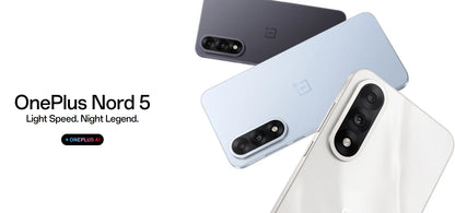 Global version samrtphone OnePlus Nord 5 5G 8GB+256GB 12GB+512GB Snapdragon 8s Gen 3 Android 15 6800 mAh 80W Wi-Fi 6  NFC