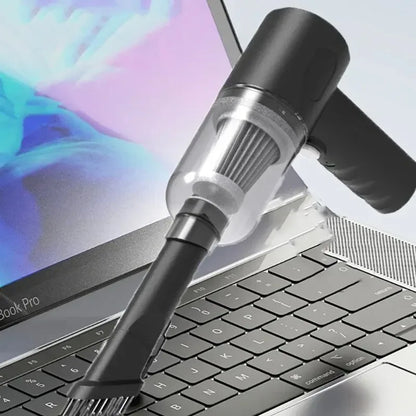 Mini Wireless Wet Dry Car Vacuum Cleaner USB Recharge Portable Handheld Cleaning Device For Car Interior Household Home Use