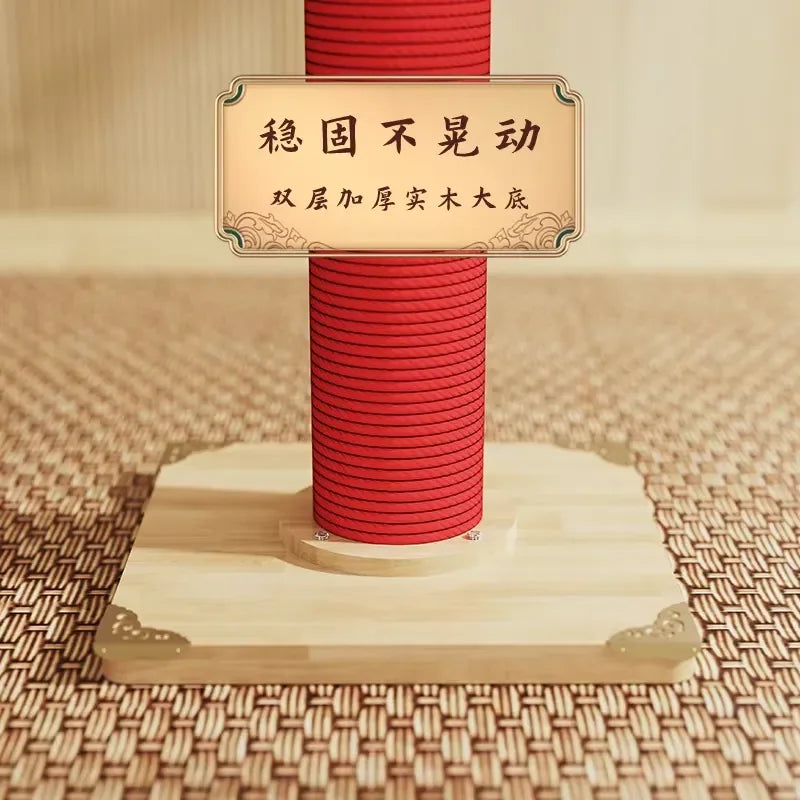 for Grab Column Cat Tree Tower Climbing Frame Scratching Board Integrated Elevated Thickened Scratching Posts Durable