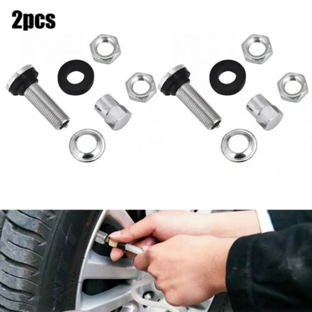 Metal Car Tubeless Vacuum Tire 2pcs Car Tubeless Tire Valve Short Stems Vacuum Tire Valve Stems For Car Hot Sale