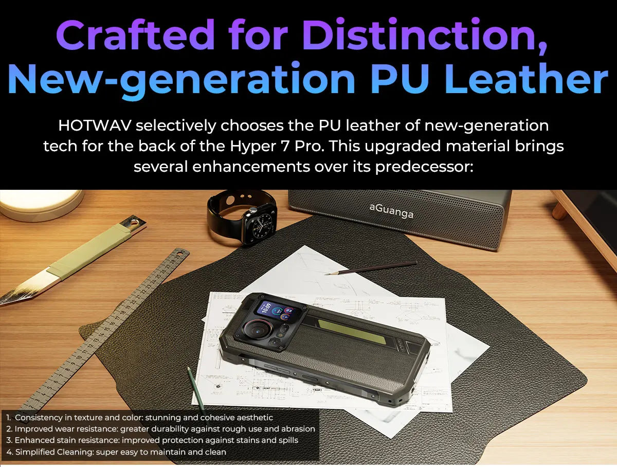 [Ship from DE] HOTWAV Hyper 7 Pro 5G Rugged Phone 200MP Android 14 6.6'' 120Hz Smartphone 36(16+20)GB 256GB 10800mAh Cell Phone