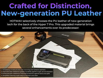 [Ship from DE] HOTWAV Hyper 7 Pro 5G Rugged Phone 200MP Android 14 6.6'' 120Hz Smartphone 36(16+20)GB 256GB 10800mAh Cell Phone