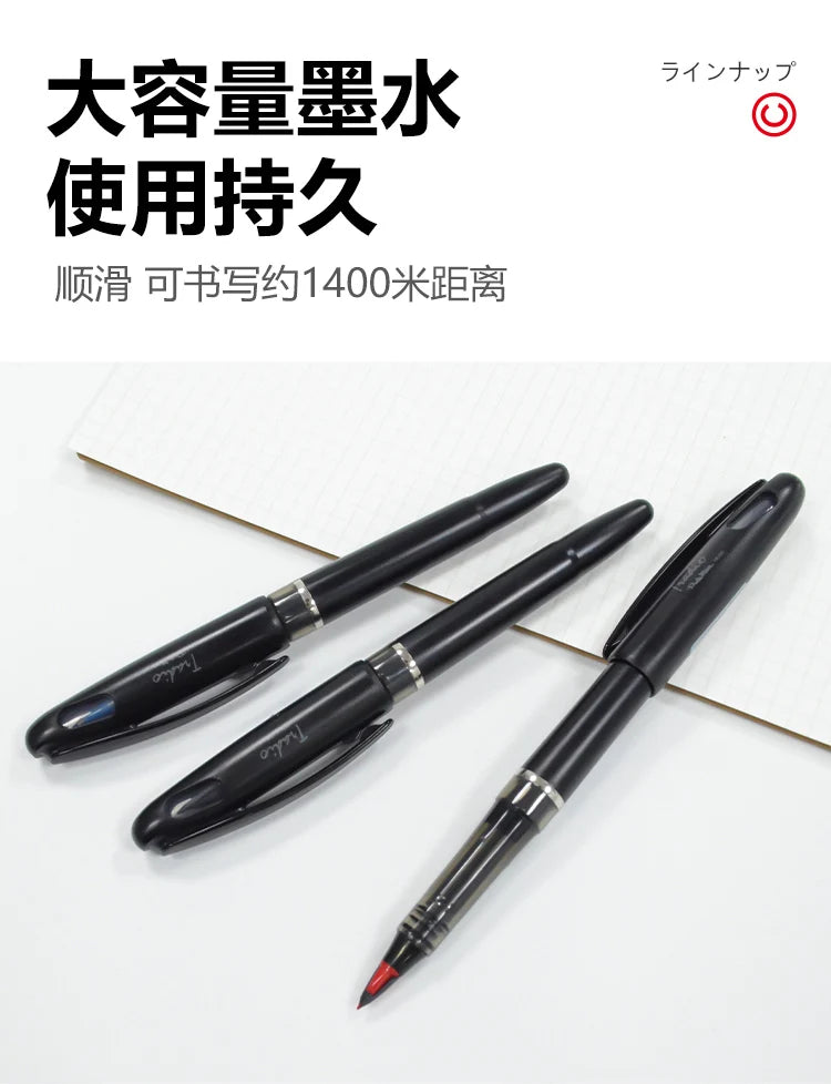 1PC Pentel TRJ50 Tradio Stylo Fountain Pen Flexible Nib Creates A Variety of Line Width From Thick To Thin for Sketch Drawing