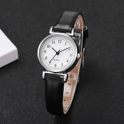 Fashion Small Dial Women Watches Simple Leather Band Analog Quartz Wristwatch for Ladies Clock Reloj Mujer（Without Box）