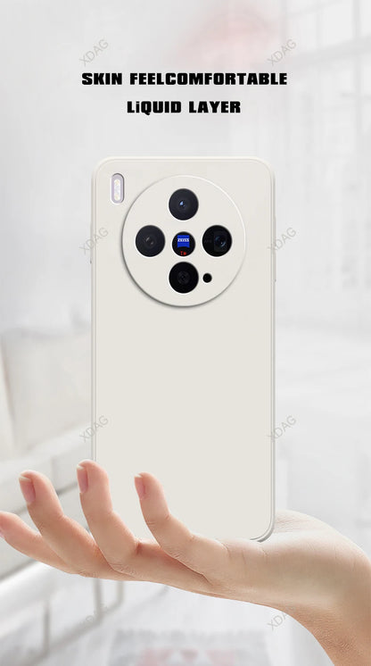 Soft Silicone Classic Case for VIVO X300 5G X300 Pro 5G Original Square Liquid Camera Protection High Qualtiy X300Pro Back Cover