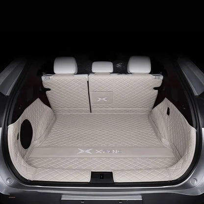 For Xpeng G6 2026 2025 2024 Car Boot Mat Rear Trunk Liner Cargo Protection Leather Trunk Mat Interior Modification Accessories
