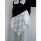 Women Y2K Korean Lace Mini Layered Skirt Streetwear Lace Up Ruffles Harajuku High Waist Pleated Ladies Jupe Skirts Clothes