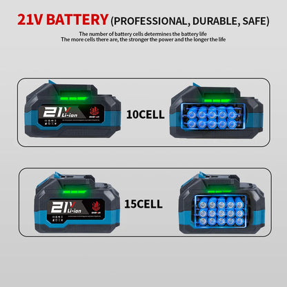 ONEVAN 2800N.M Brushless Cordless Electric Impact Wrench High Torque Screwdriver Drill Power Tool For Makita 18V Battery Pin