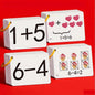 132 Cards with Addition and Subtraction Problems, a Complete Set to Help Young Children Develop Their Arithmetic Skills | Addition, Subtraction, Multiplication, and Division Mental Arithmetic Cards, to Train Children's Mathem