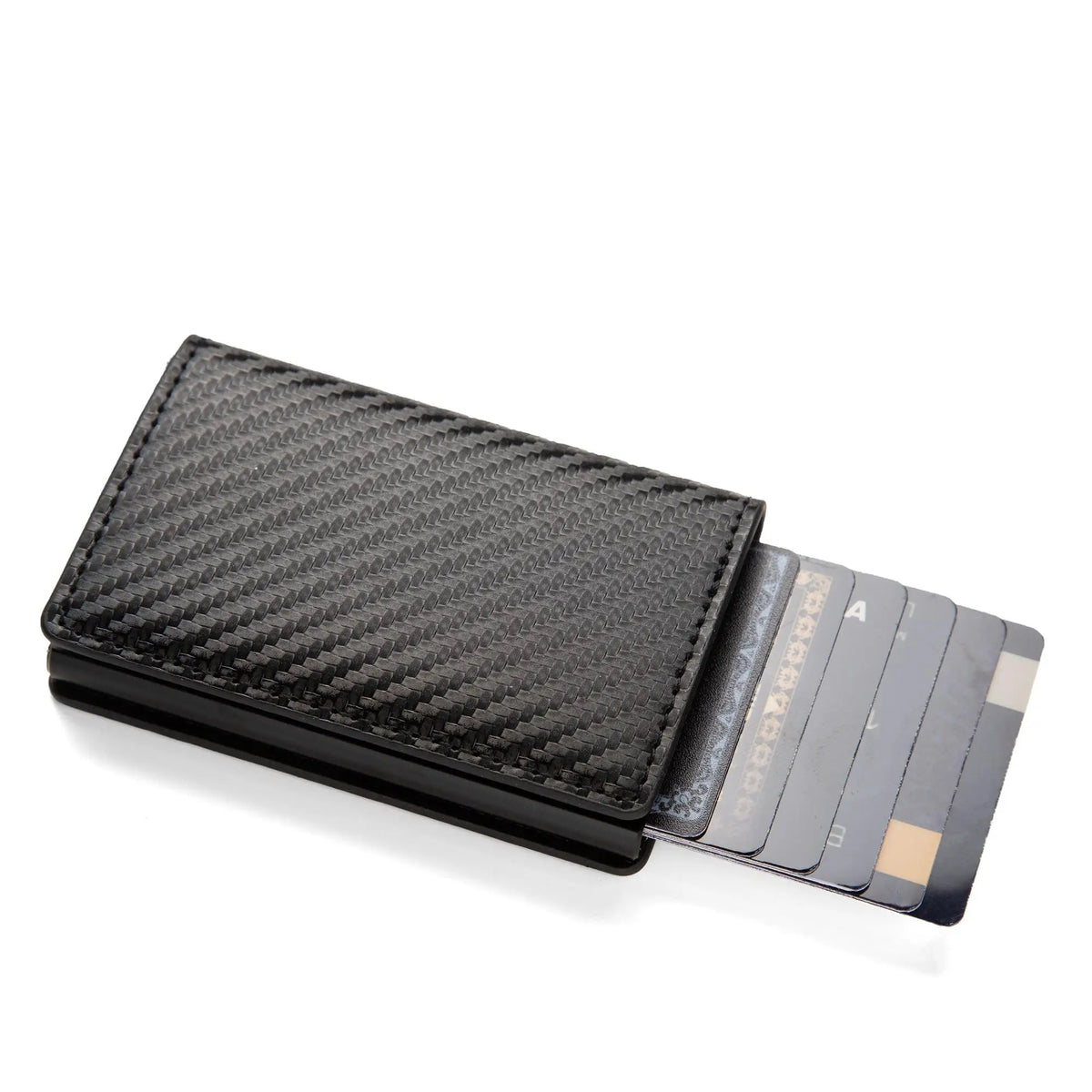 Anti Theft RFID Blocking Credit Card Holder Minimalist Slim Wallet Leather Card Case For Men Women Gift ID Badge