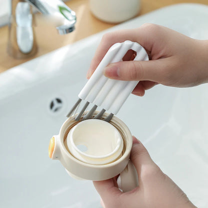 Keyboard Cup Lid Cleaning Brush Kit with Soft Brush and Multi-Function Tools Cleaner Keycap