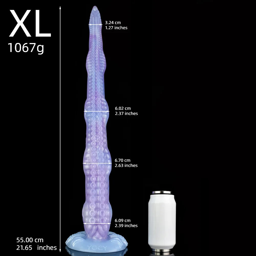 FAAK 65cm Long Butt Plug With Suction Cup S M L XL XXL Fantasy Octopus Leg Dildo Anal Beads 5 Sizes Sex Toys For Women Man
